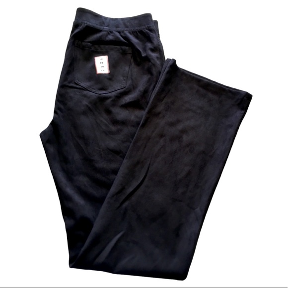 NWT Style & Co. Faux Suede Leather Pants. Size 10. Dark Grey. - Picture 3 of 6